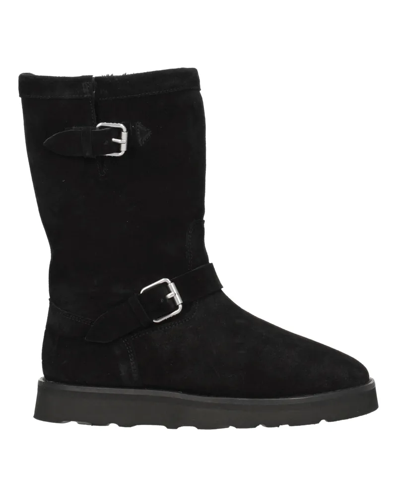 Kenzo Vibram Boots Frauen Wildleder schwarz -