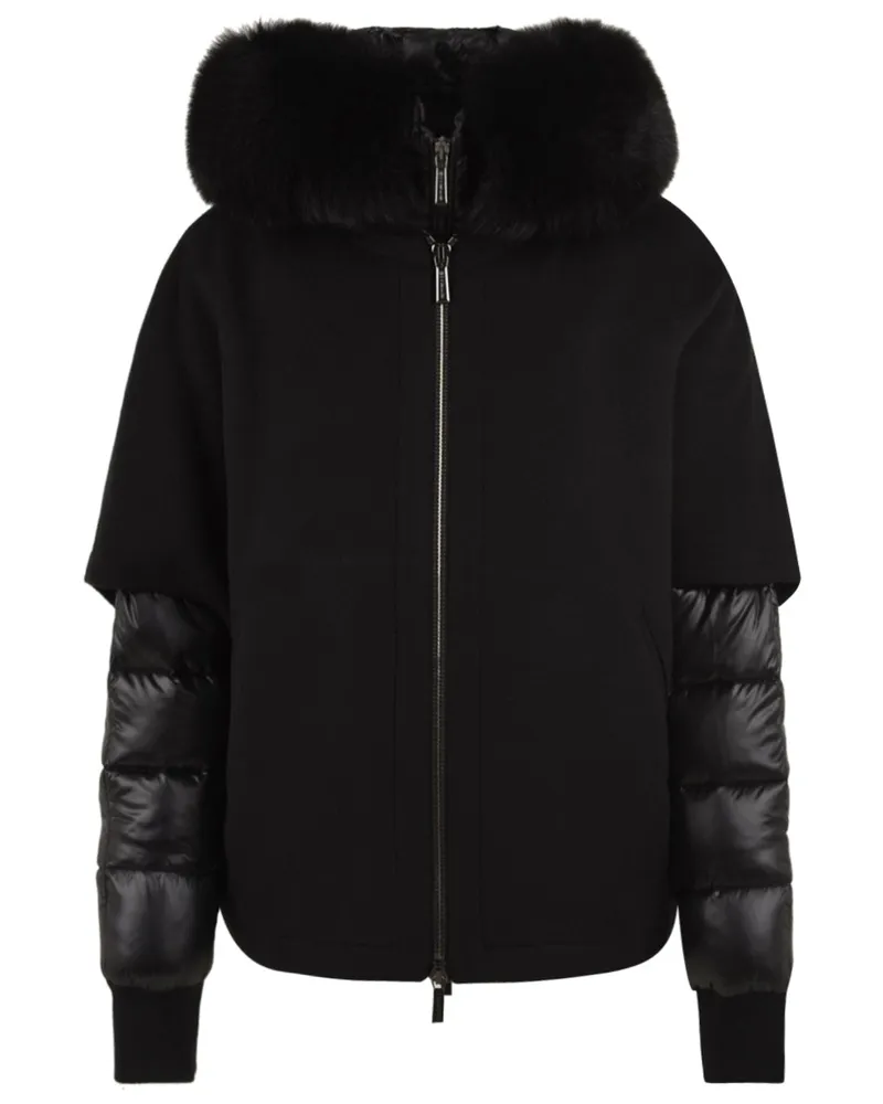 MOORER Mäntel schwarz Black