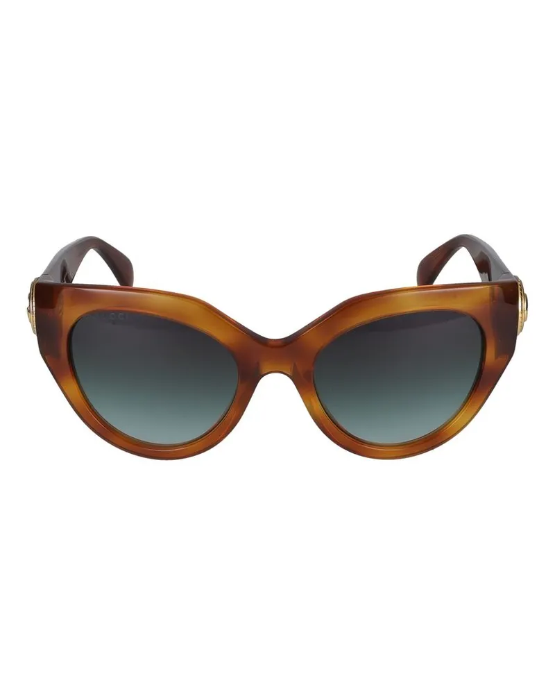 Gucci Sonnenbrille  GG1408 S 004 Havanna Havanna Green /21/140 004