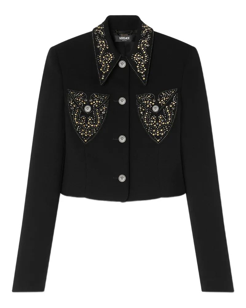 Versace Jackets schwarz Black