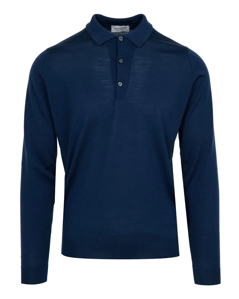 John Smedley T-Shirts und Polos Klarblau Clear