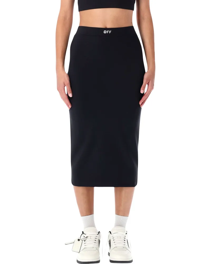 OFF-WHITE Aus weißen Röcken schwarz Black