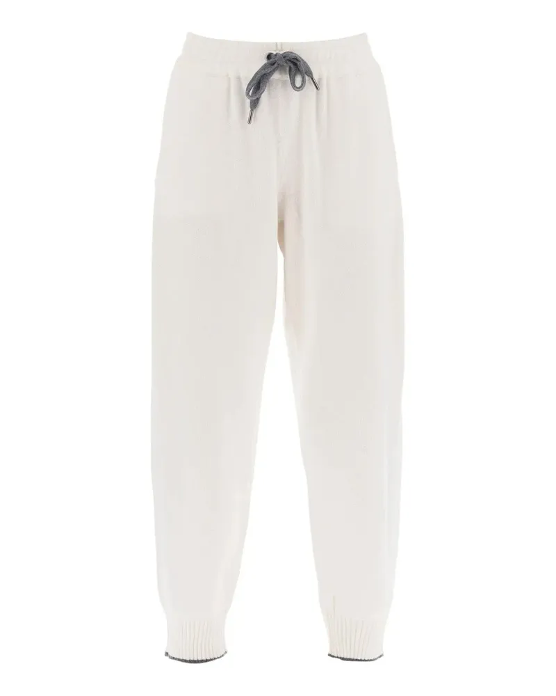 Brunello Cucinelli C BRO -Jogginghosen Weiß