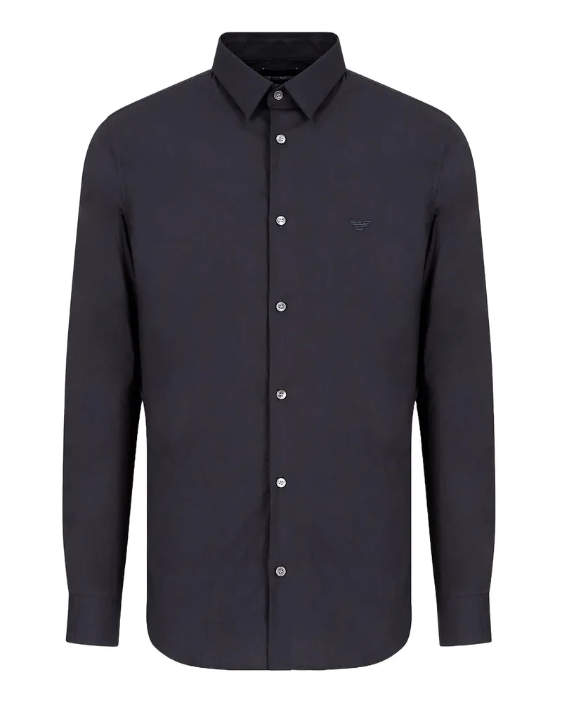 Emporio Armani Shirts Blau Blue