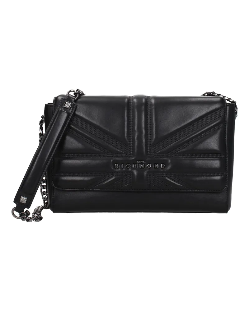 John Richmond Damens Umhängetasche Polyurethan Schwarz -