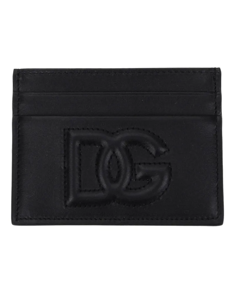 Dolce & Gabbana Dolce&Gabbana Damens Dokumentenhalter Leder Schwarz -
