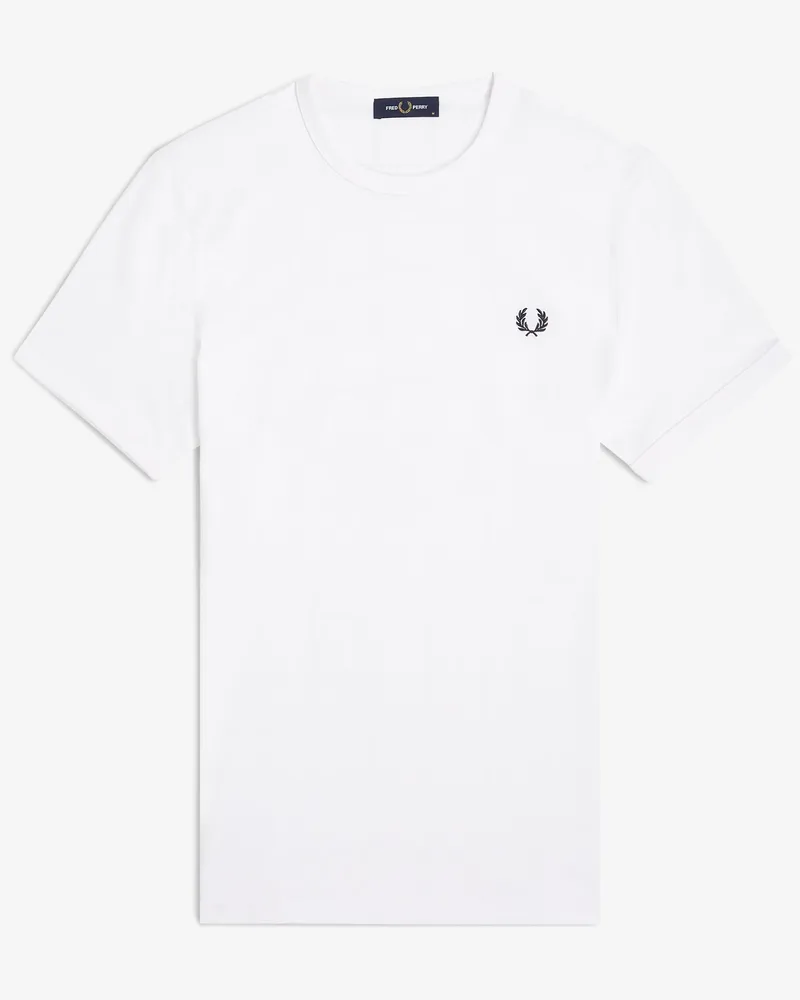 Fred Perry T -Shirts und Polos weiß White