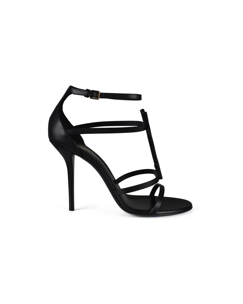 Saint Laurent Cassandra Sandalen Black