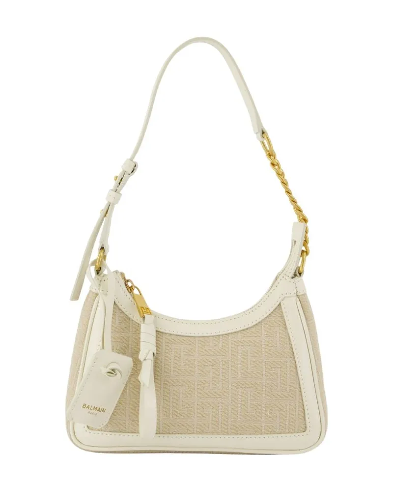 Balmain B Armee Umhängetasche  Leder neutral Neutral