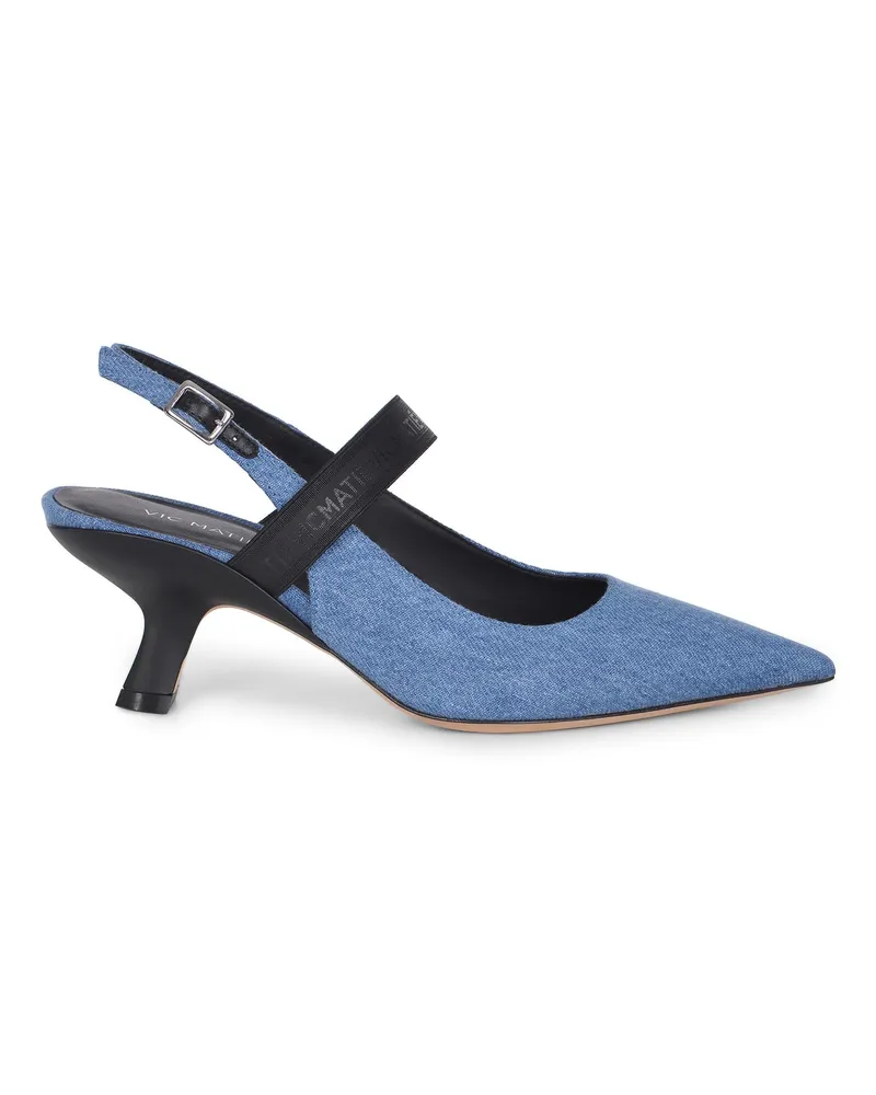 Vic Matié Vic Matié Sandalen aus Denim Denim