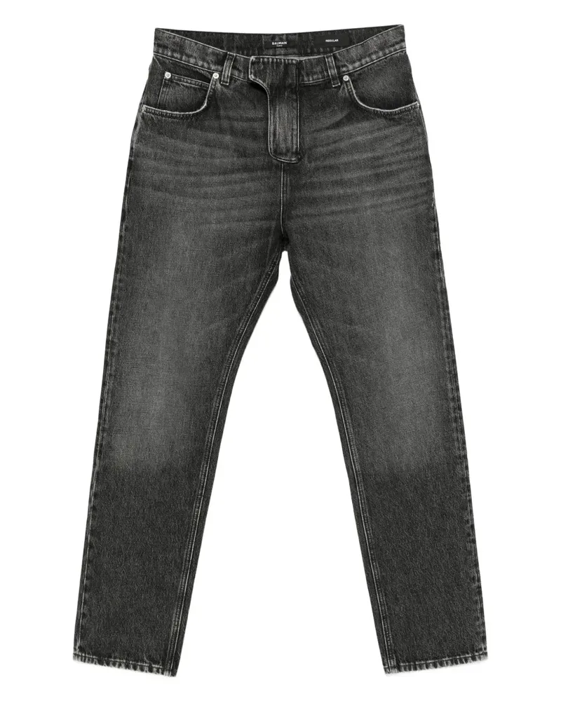 Balmain Jeans mit Logo Appliqué 9az