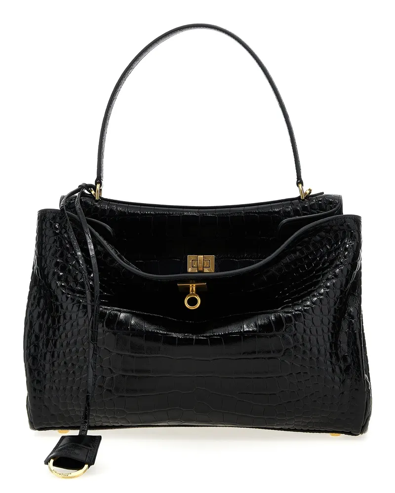 Balenciaga Rodeo M' Handtasche Black