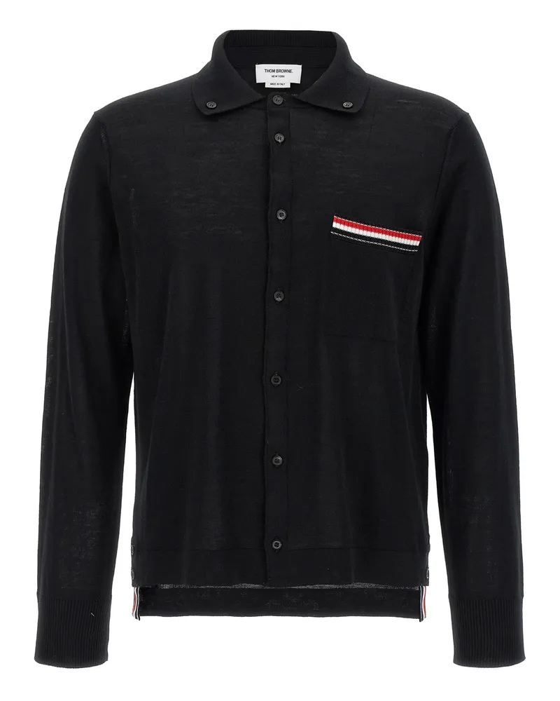 Thom Browne Button Down' Cardigan Black