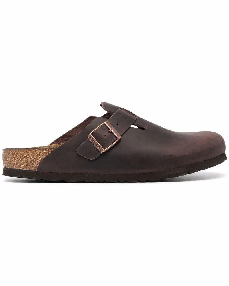 Birkenstock Boston Lederschuhe Brown