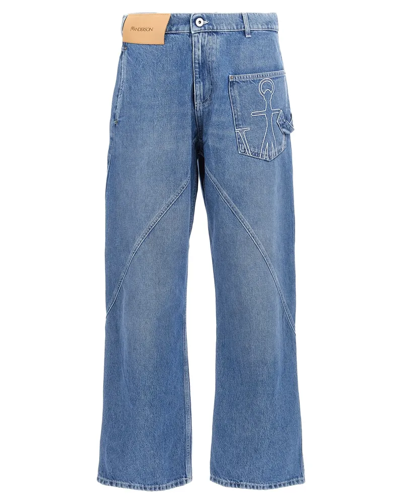 J.W.Anderson Twisted Workwear' Jeans Blue