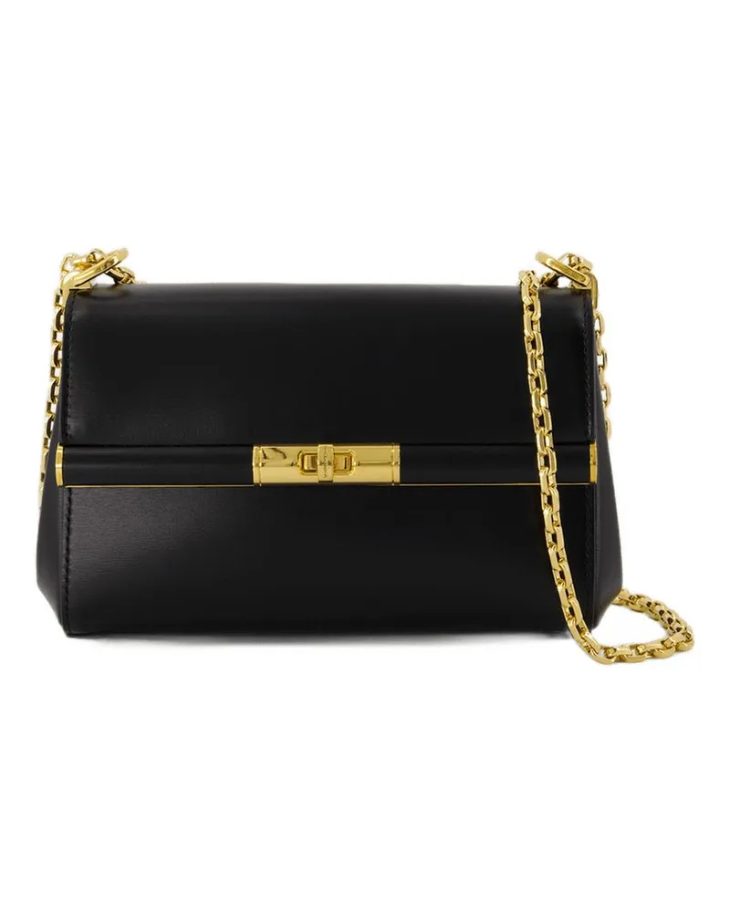 Dolce & Gabbana Marlene Crossbody  Leder schwarz Schwarz