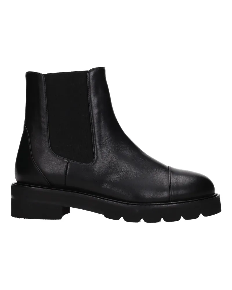 Stuart Weitzman Frauen 's Lederstiefel Frankie Black -