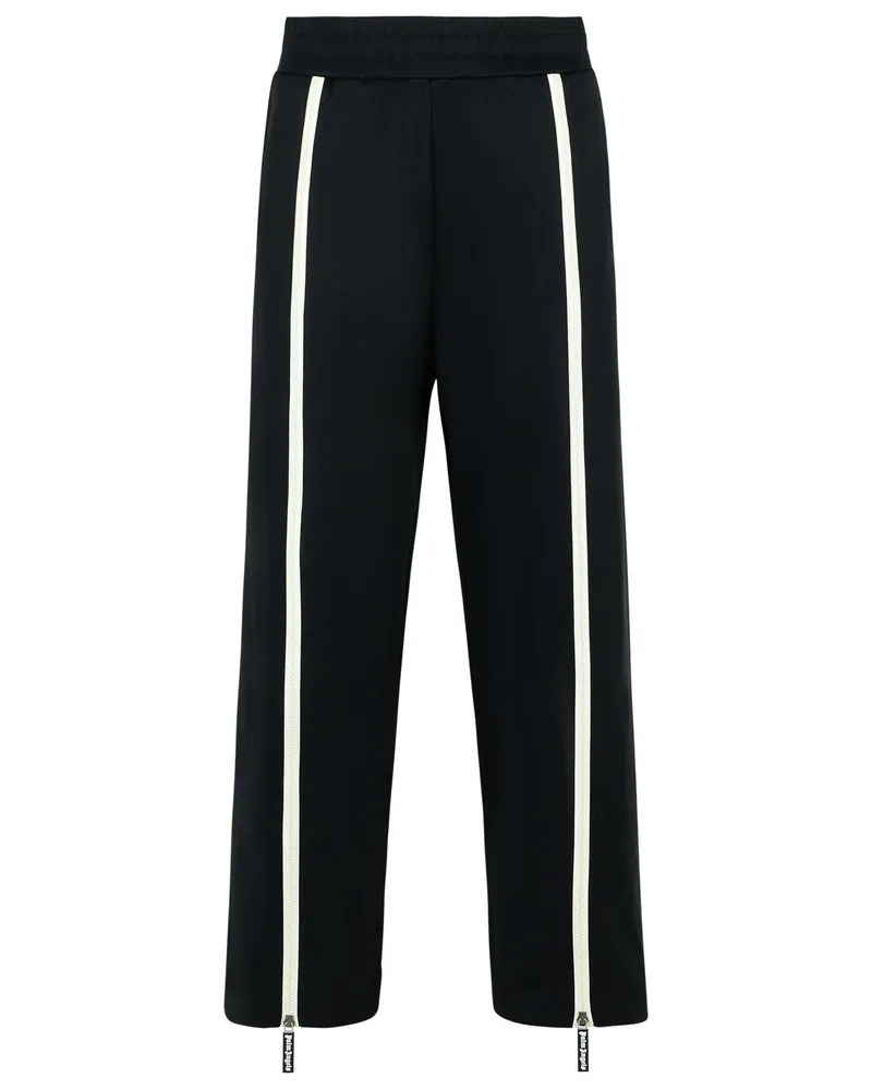 Palm Angels Track 'Black Polyester Blendhose Black