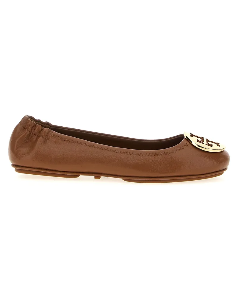 Tory Burch Minnie Travel' Ballet Flats Brown