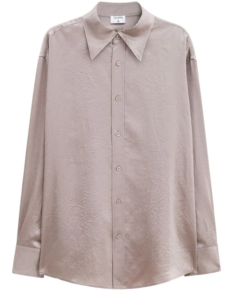 Filippa K Langarmhemd Beige