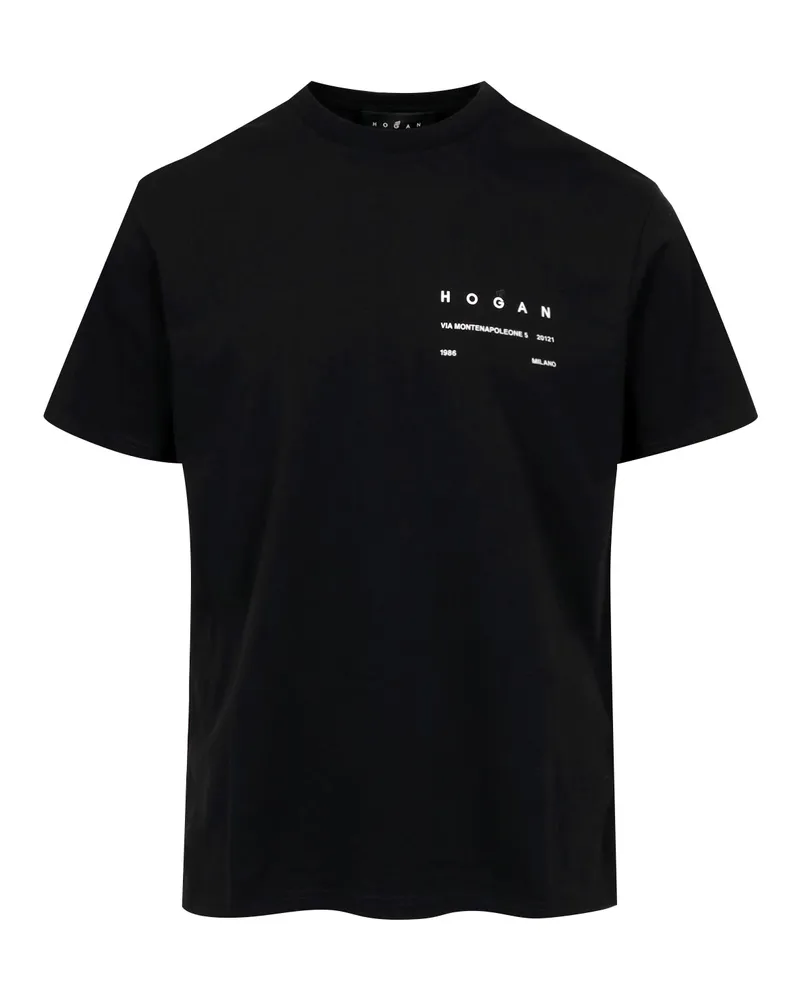 Hogan T -Shirts und Polos schwarz Black