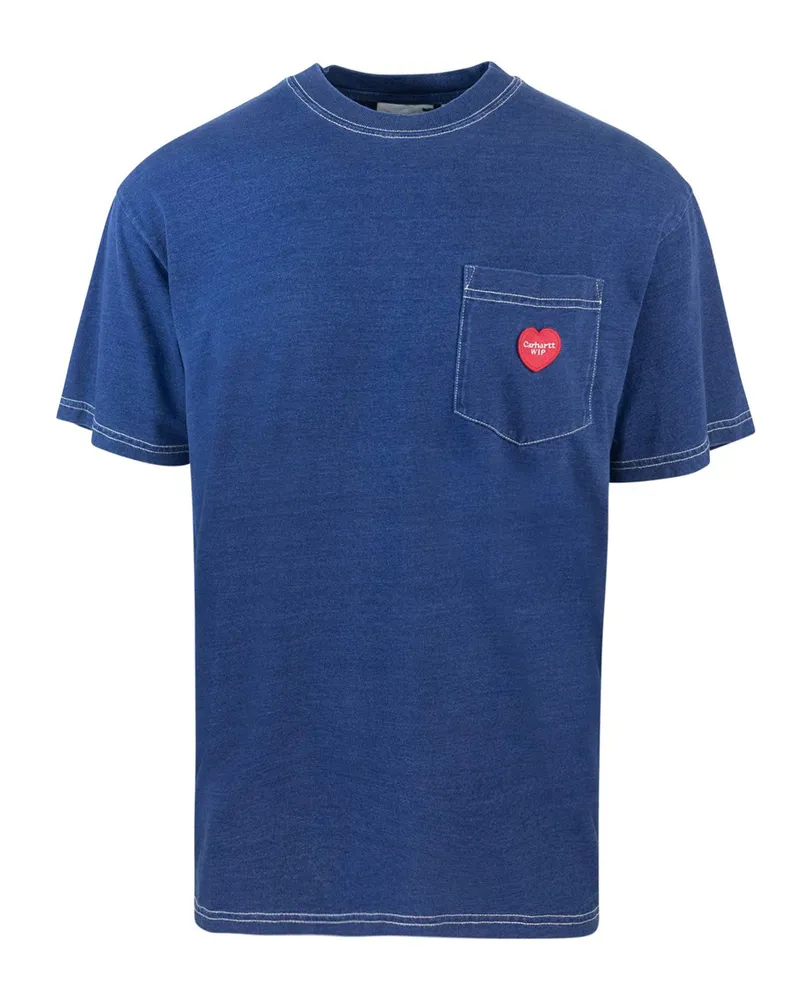 Carhartt WIP T -Shirt S/S Ingo Pocket Dunkelblau Blue