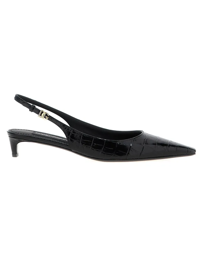 Dolce & Gabbana Mun' Slingback Black