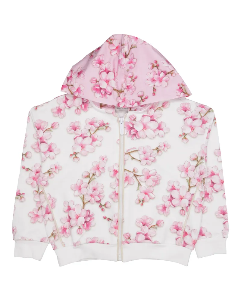 Monnalisa Pullover Bianco+rosa