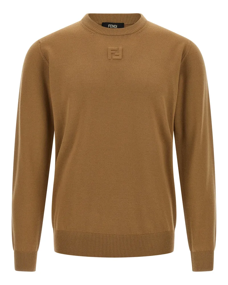 Fendi Wollpullover Beige