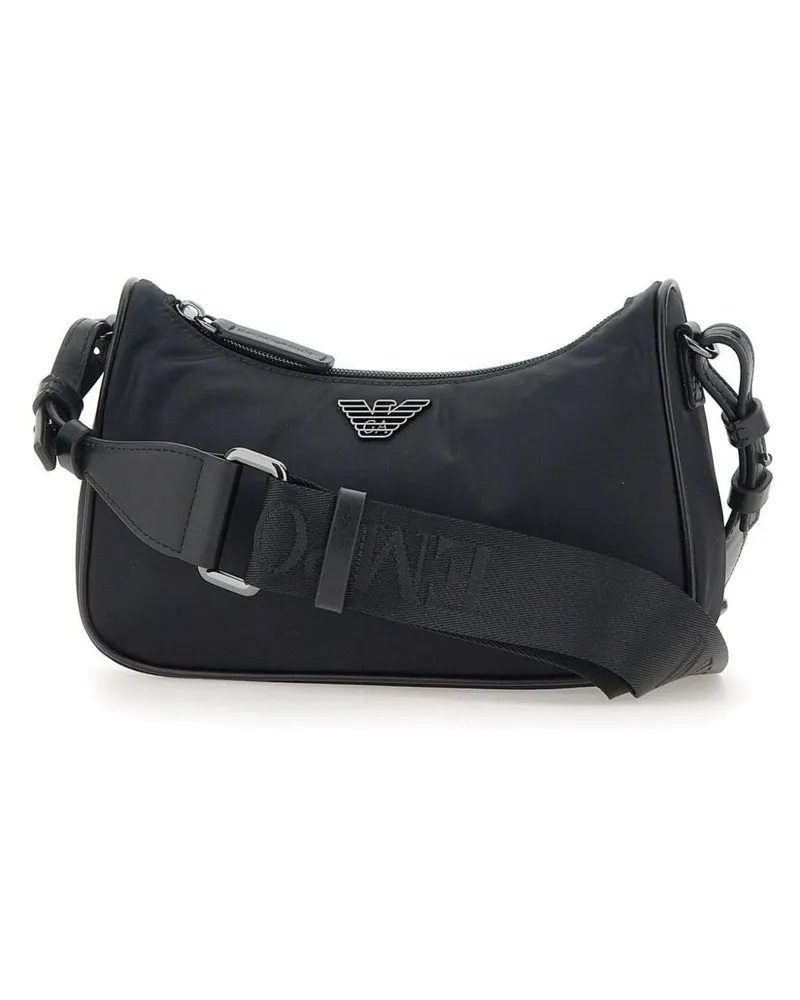 Emporio Armani Nylon Mini -Tasche Black