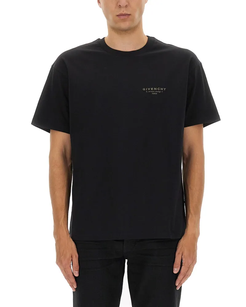 Givenchy reguläres Fit T -Shirt Black