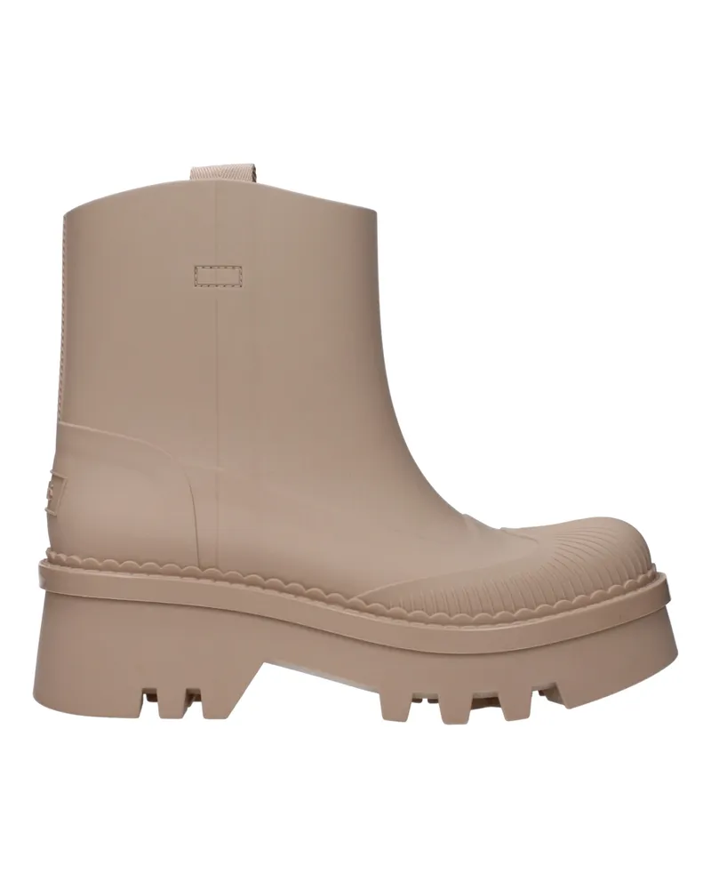 Chloé Raina Damens Gummistiefel Rosa/Beige -