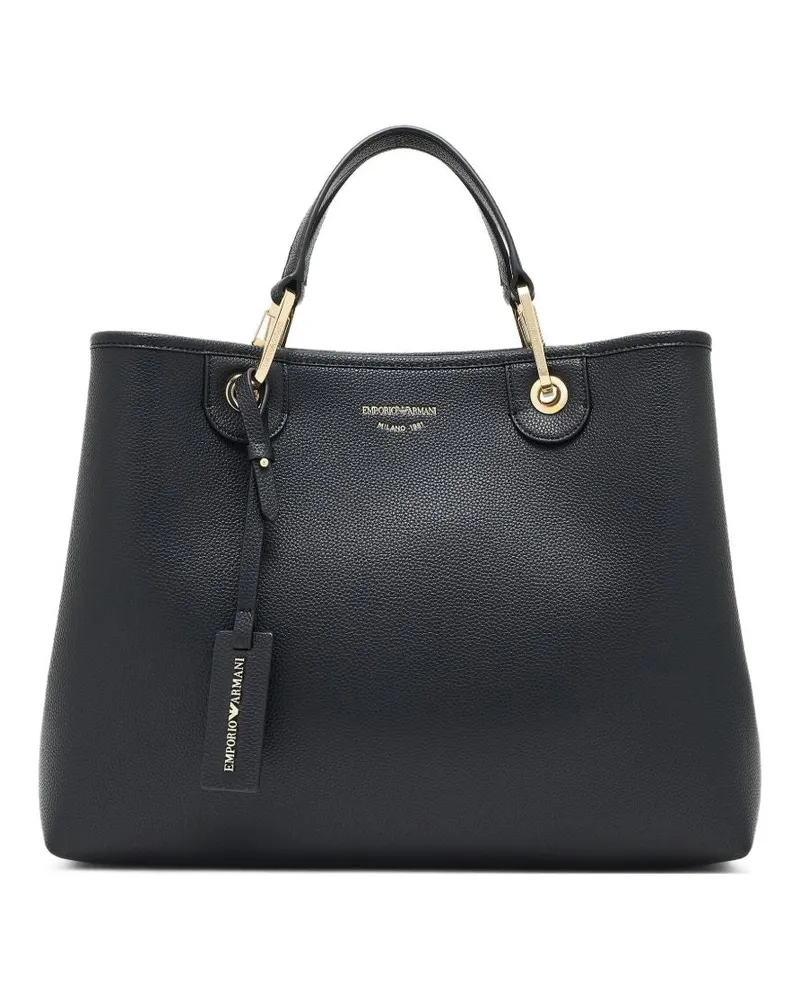 Emporio Armani meine mittlere Einkaufstasche Black