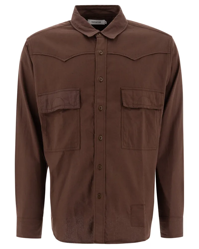 nonnative Nicht einheimische Hemden Brown