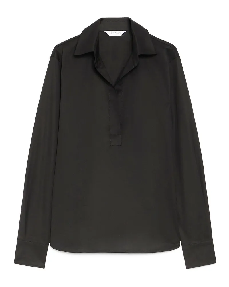 Max Mara Scire -Baumwollhemd Black