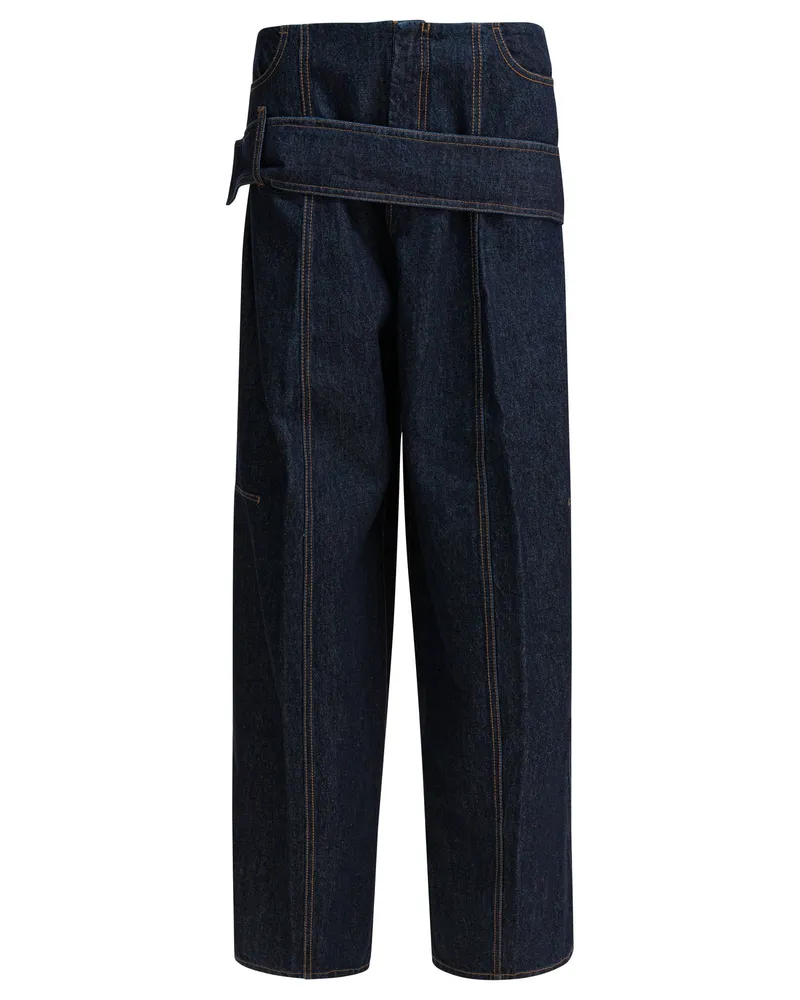 Max Mara Schlagjeans Blue