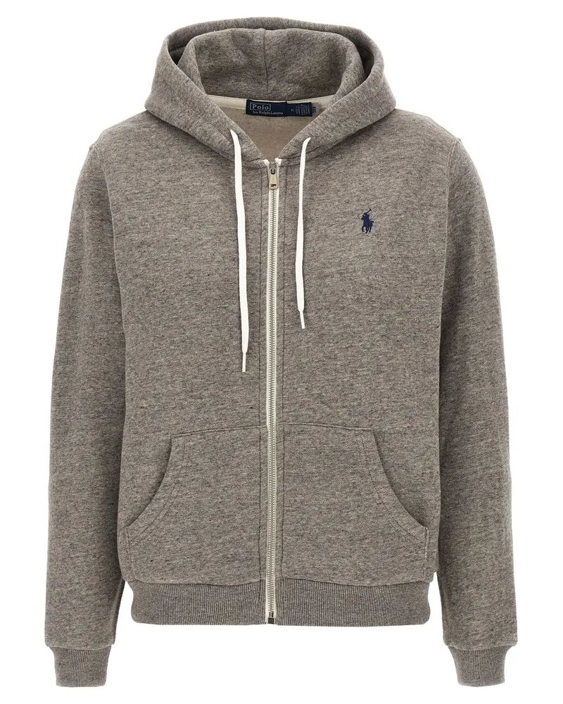 Ralph Lauren Logo Stickerei Gray