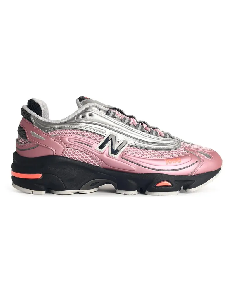 New Balance Neue Balance '1000' Pink Fabric Blend Sneakers Pink