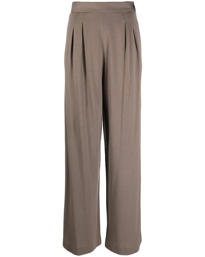 Fabiana Filippi Wide Bein Wollhose Brown