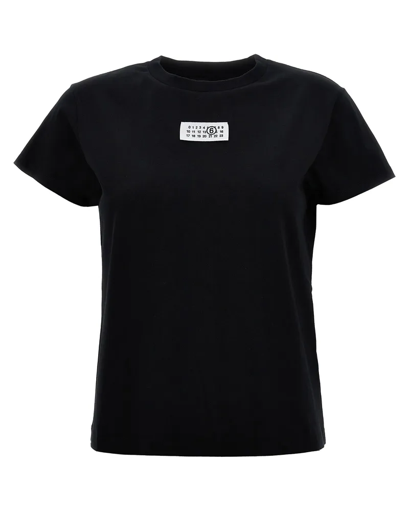 Maison Margiela Logo Label T Shirt Black
