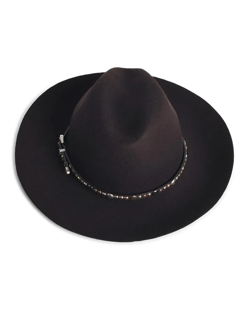 Golden Goose Fedora-Hut aus goldener Ganswolle Brown