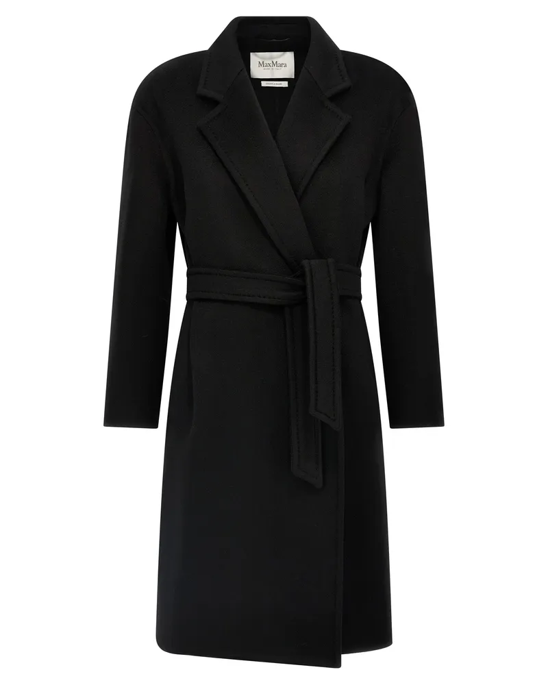 Max Mara Melinda' Mantel Black