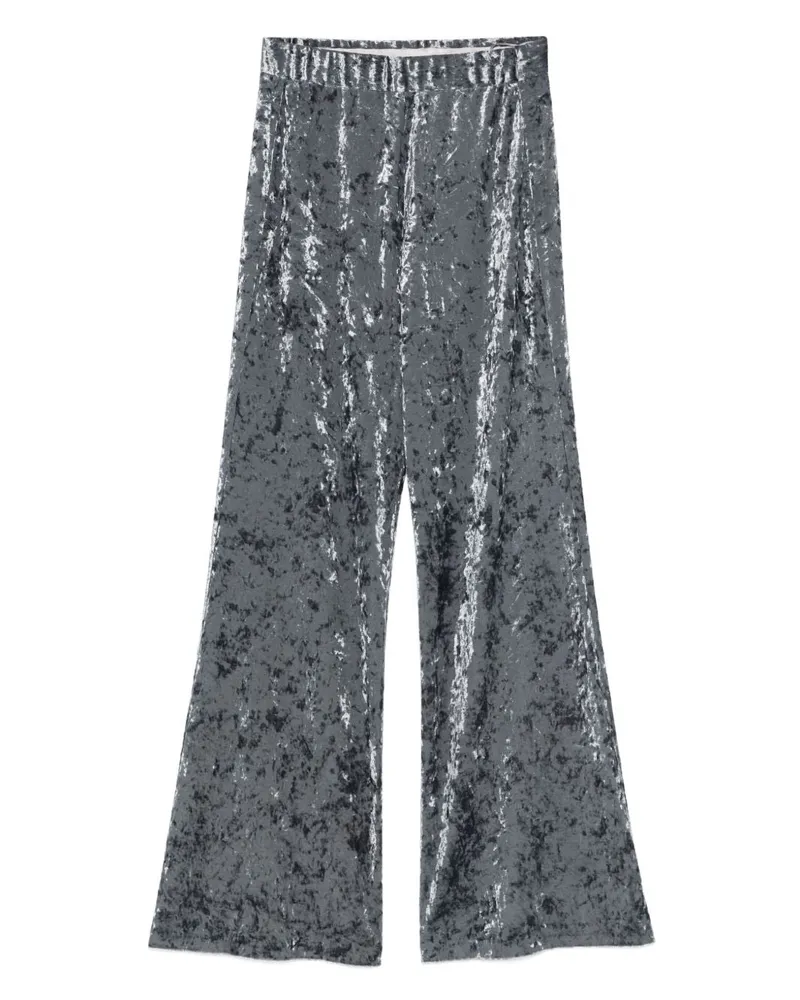 forte_forte Velvet Hohe Hose Grey