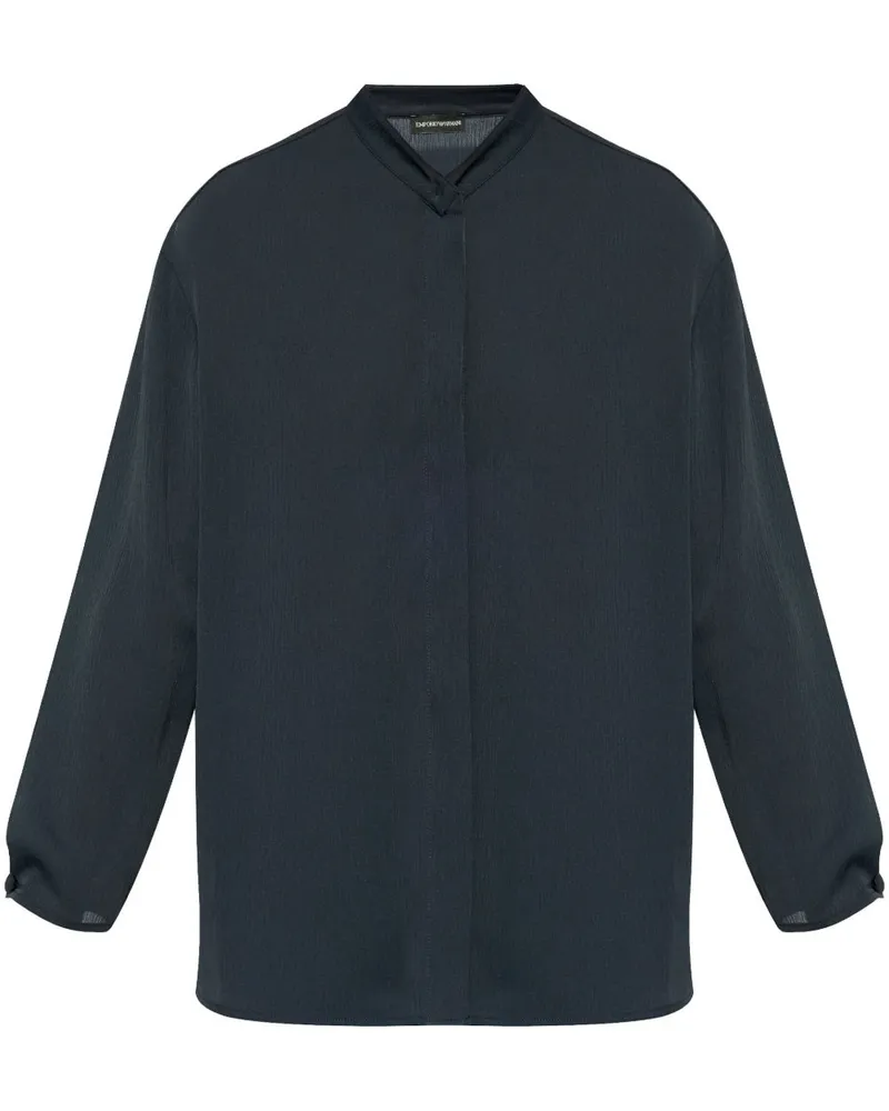Emporio Armani Longl Sleeves Shirt Blue