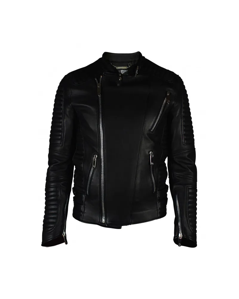 Philipp Plein Bikerjacke Black