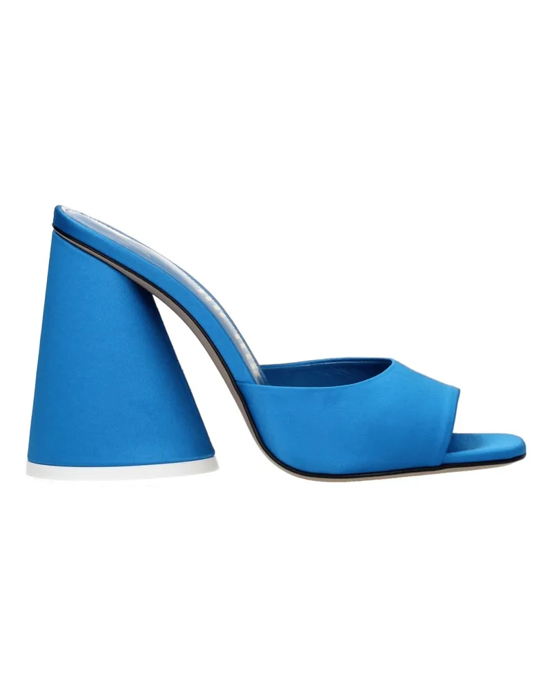 ATTICO Die Attico-Frauens Sandalen Satin Himmelblau/Türkis -