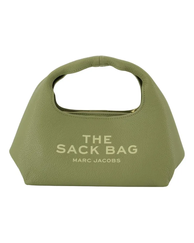Marc Jacobs Der Mini -Sack -Geldbeutel  Ledergrün Grün