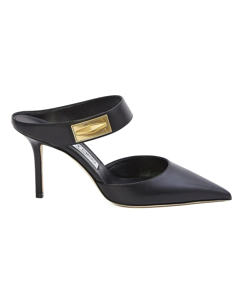 Jimmy Choo Nell Mules 85 Schwarz
