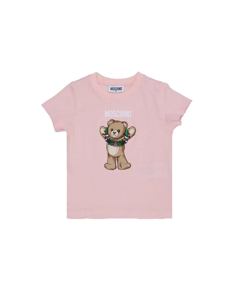 Moschino T -Shirt mit Logo White