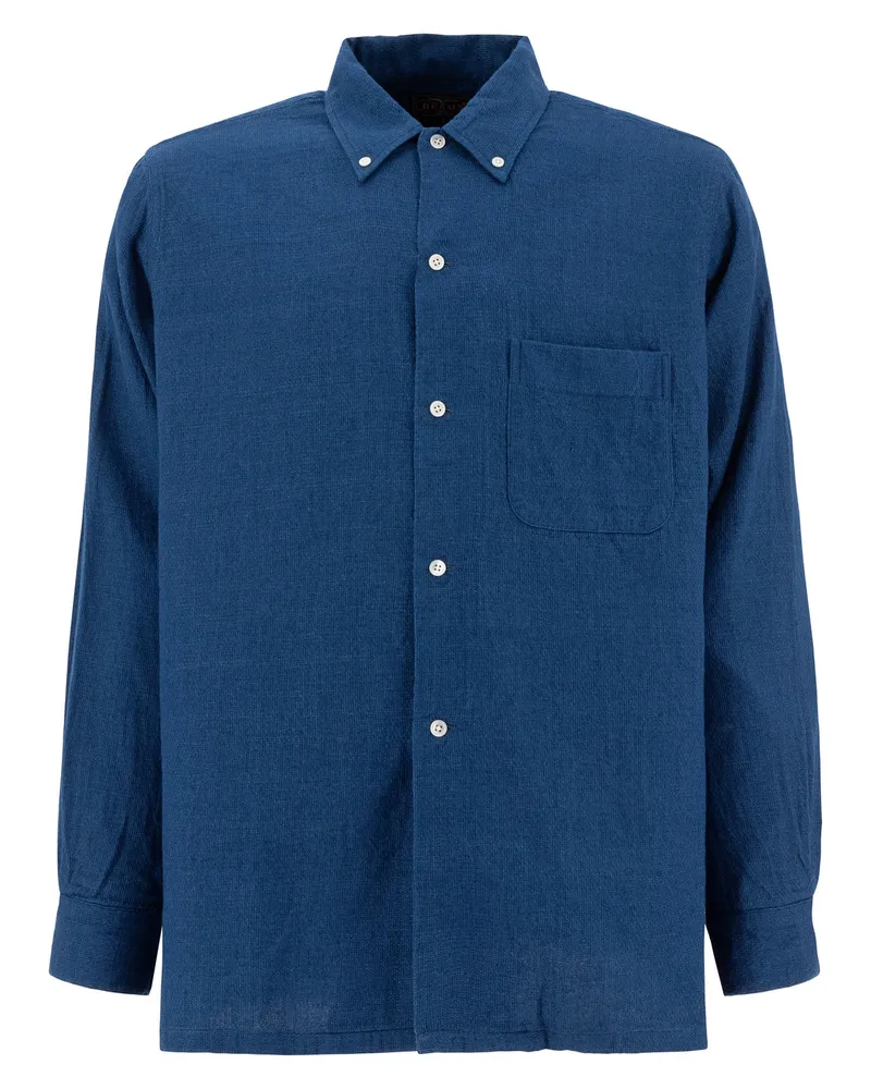 Beams Plus Balken plus Hemden Blue